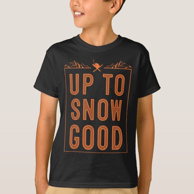 Camiseta Los mejores esquiadores de snowboard en bicicleta  (Anverso)