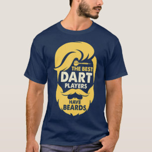 Camiseta Los Mejores Jugadores De Dart Tienen Barba