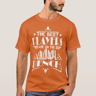 Camiseta Los Mejores Jugadores Están En El Piano Del Banco