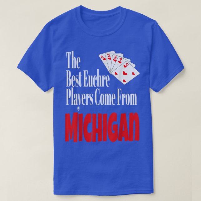 Camiseta Los Mejores Jugadores Eucaris Provienen De Michiga (Diseño del anverso)