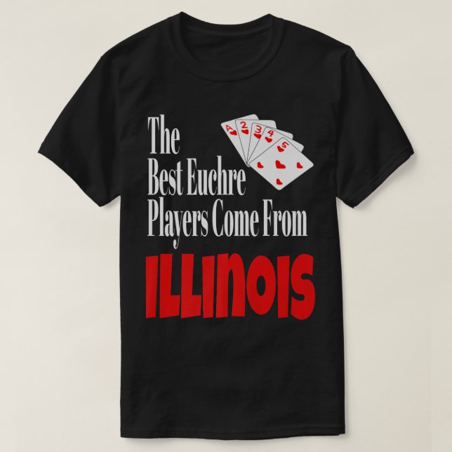 Camiseta Los Mejores Jugadores Eucaris Vienen De Illinois F (Diseño del anverso)