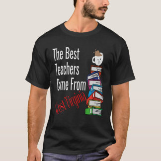 Camiseta Los Mejores Maestros Provienen Del Café F De Virgi