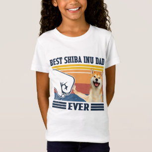 Camiseta Los mejores Navidades del Día del Padre Inu Shiba
