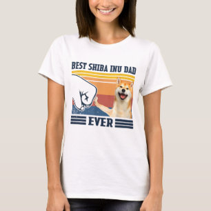 Camiseta Los mejores Navidades del Día del Padre Inu Shiba