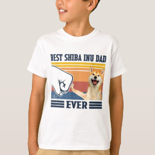 Camiseta Los mejores Navidades del Día del Padre Inu Shiba