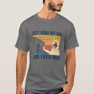 Camiseta Los mejores Navidades del Día del Padre Inu Shiba