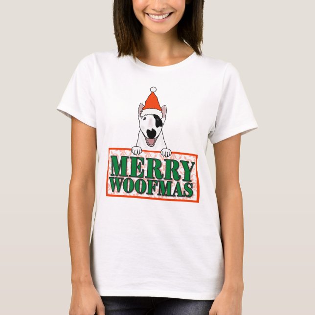 Camiseta Los mejores Navidades se comparten con un perro fe (Anverso)