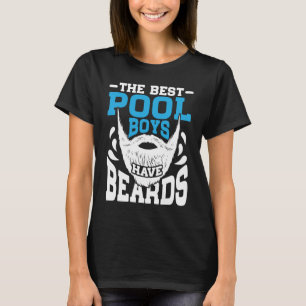 Camiseta Los mejores niños de la piscina tienen barba y pis