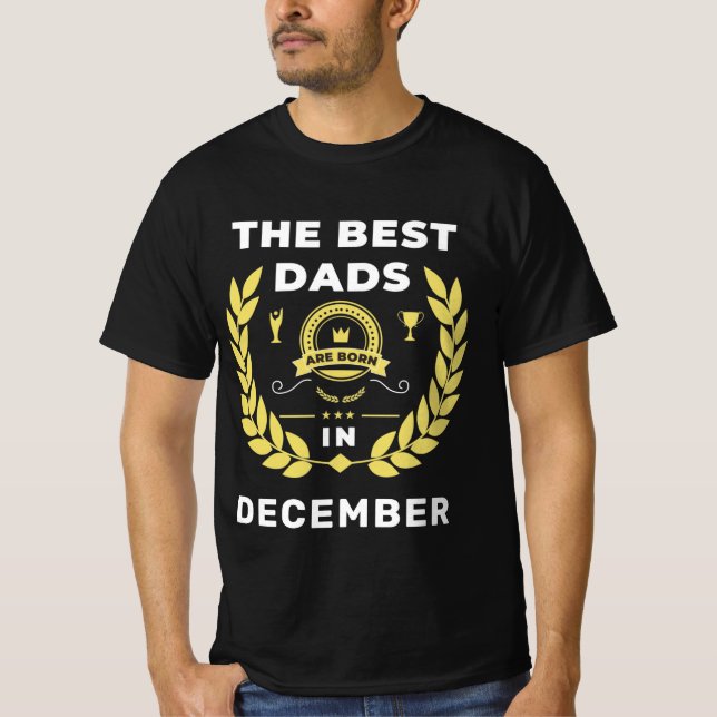 Camiseta los mejores padres nacen en (Anverso)