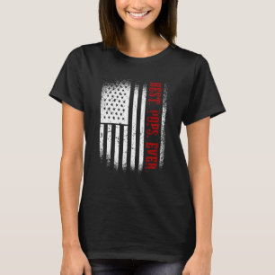 Camiseta Los mejores papas de la bandera de EE. UU. Papá 1