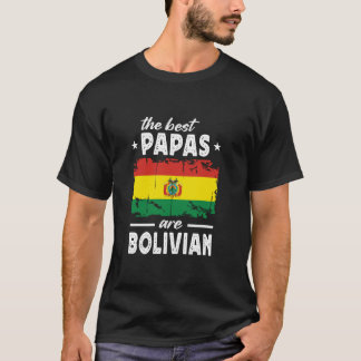 Camiseta Los mejores papás son bolivianos Día del Padre Bol