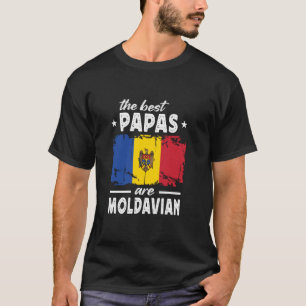 Camiseta Los mejores papas son moldavos Día del Padre Molda
