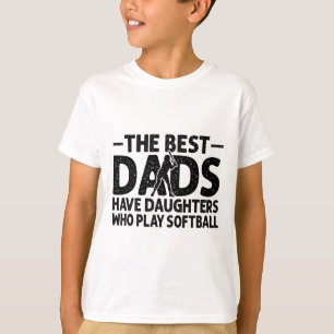 Camiseta Los mejores papás tienen hijas que juegan Softll D