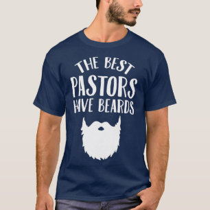 Camiseta Los mejores pastores tienen barbas Pastor Funny Cl