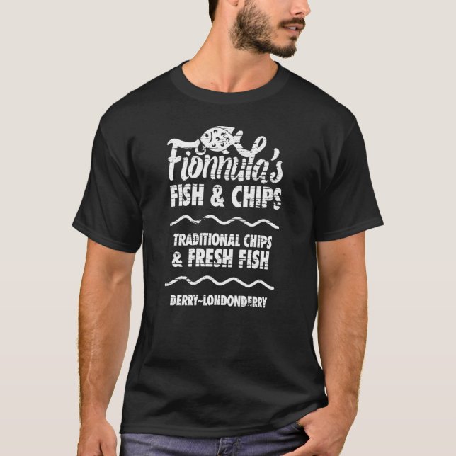 Camiseta Los mejores peces y chicles de Irlanda del Norte e (Anverso)