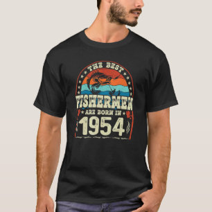 Camiseta Los Mejores Pescadores Nacieron En 1954 Pescando