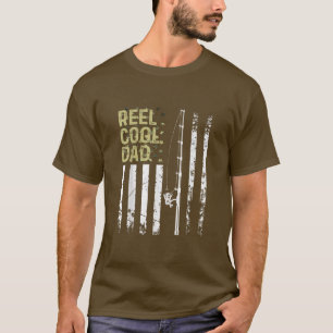 Camiseta Los Mejores Pescadores Reel Guay Papá Para Papá Pa