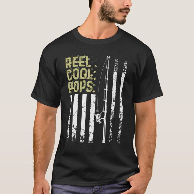 Camiseta Los Mejores Pescadores Reel Guay Pops Para Daddy F (Anverso)