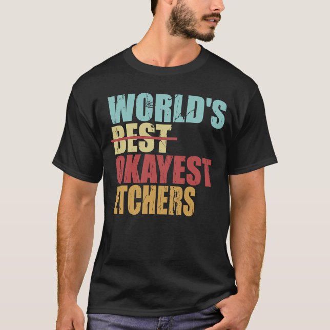 Camiseta los mejores profesores de okayer del mundo (Anverso)
