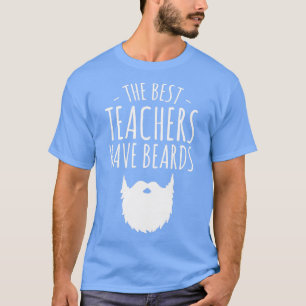 Camiseta Los mejores profesores tienen barba Cabecera maest