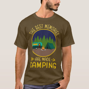 Camiseta Los Mejores Recuerdos Se Hacen Camping Camper Rega