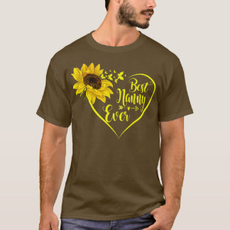 Camiseta Los mejores regalos de girasol de la nana