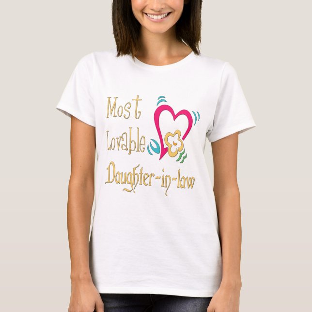 Camiseta Los mejores regalos de la nuera (Anverso)