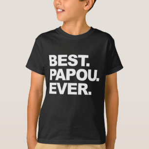 Camiseta Los mejores regalos del Día del Padre Papou para e