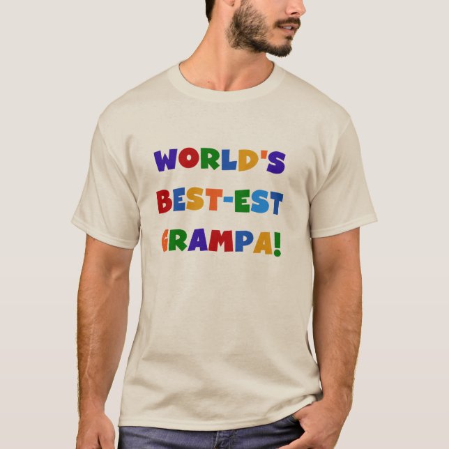 Camiseta Los mejores regalos más brillantes del mundo para  (Anverso)