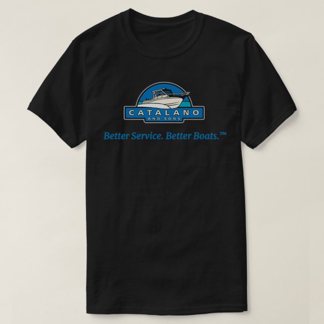 Camiseta Los Mejores Servicios De Barcos Para Vela Y Pesca  (Diseño del anverso)