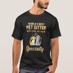 Camiseta Los Mejores Sitios De Mascotas Del Mundo Los Niños