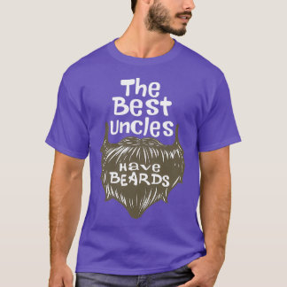Camiseta Los mejores tíos tienen barbas 1