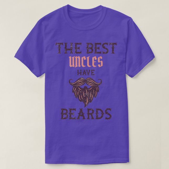 Camiseta Los mejores tíos tienen barbas 3 (Diseño del anverso)
