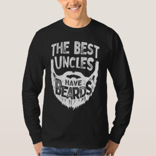 Camiseta Los mejores tíos tienen barbas con barba hombres p