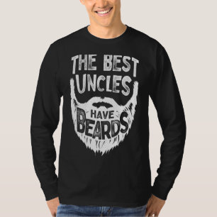 Camiseta Los mejores tíos tienen barbas con barba hombres p
