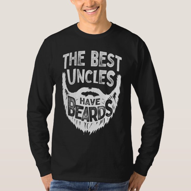 Camiseta Los mejores tíos tienen barbas con barba hombres p (Anverso)