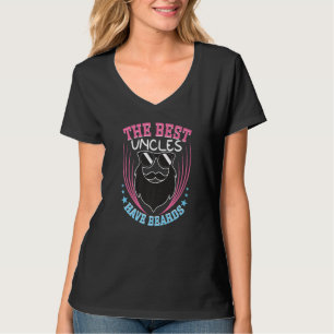 Camiseta Los Mejores Tíos Tienen Barbas Hombres Barbados Dí