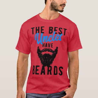 Camiseta Los mejores tíos tienen barbas, tío gracioso
