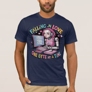 Camiseta Los Memes De Ai Chatbot Se Enamoran Un Poco Tiempo
