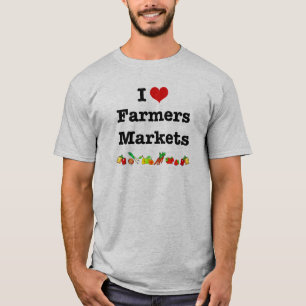 Camiseta Los mercados de los agricultores del corazón