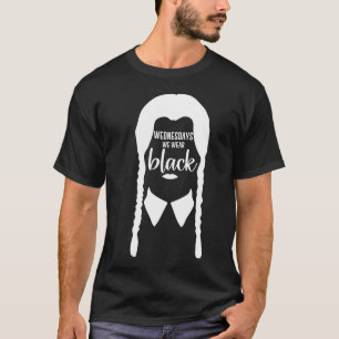 Camiseta Los miércoles que usamos negro