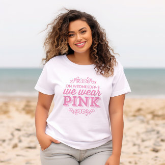 Camiseta Los Miércoles Usamos Rosa