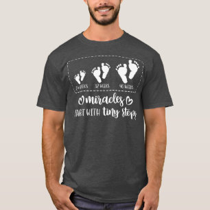 Camiseta Los Milagros Empiezan Con Pequeños Pasos De Enfer