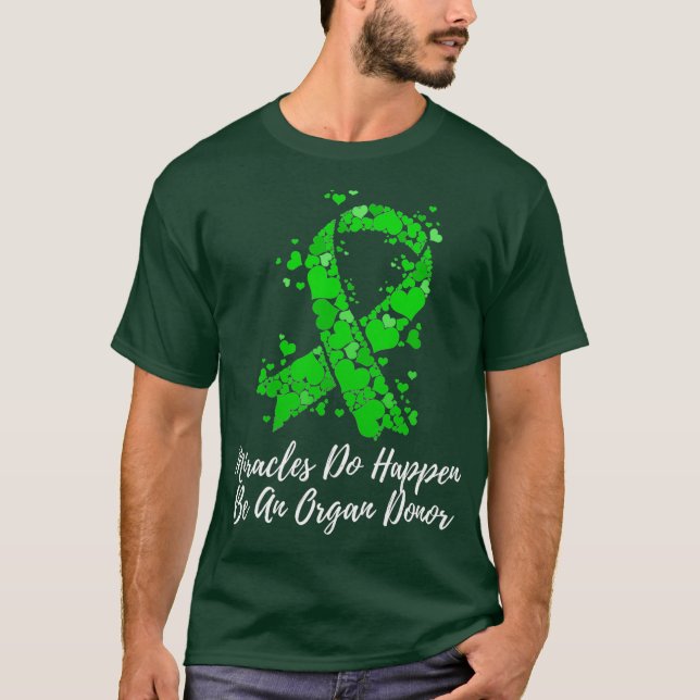 Camiseta Los Milagros Son Donantes De Órganos (Anverso)