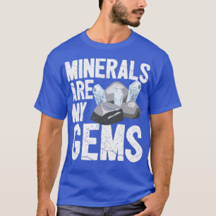 Camiseta Los minerales divertidos del geólogo de la caza de