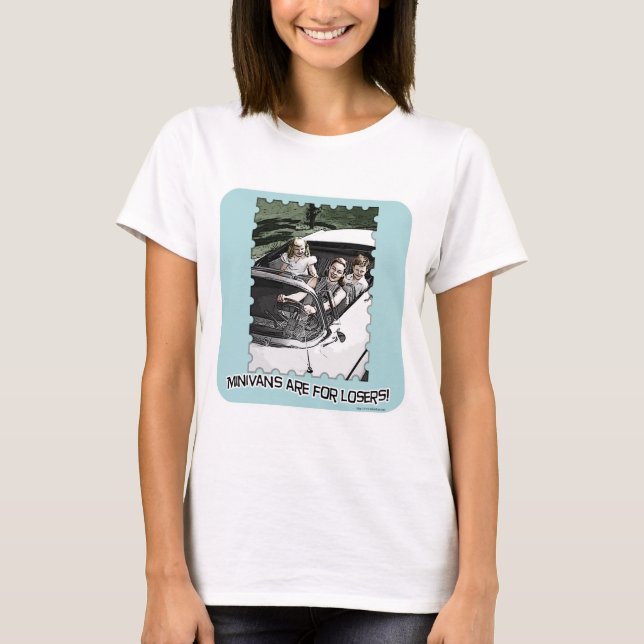 Camiseta Los Minivans Son Para Los Perdedores Divertido Lem (Anverso)