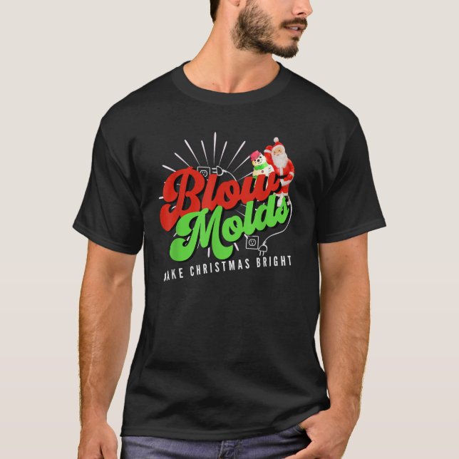 Camiseta Los Moldes De Golpe Hacen Que Los Navidades Brille (Anverso)