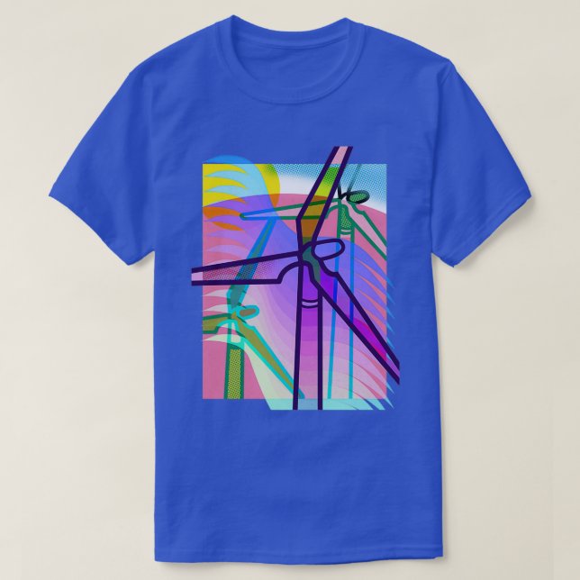 Camiseta Los molinos eólicos (Diseño del anverso)
