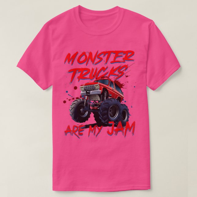 Camiseta Los Monster Trucks son mi pasión 2138 (Diseño del anverso)