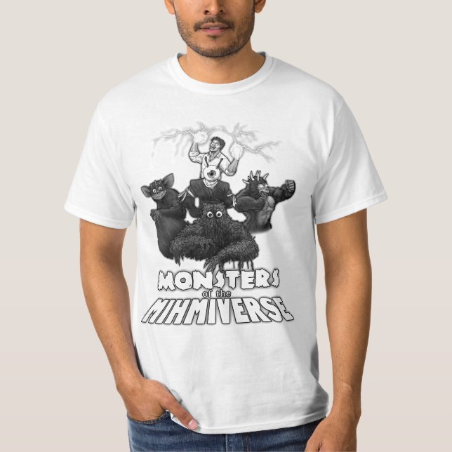 Camiseta ¡Los monstruos del Mihmiverse! (Anverso)